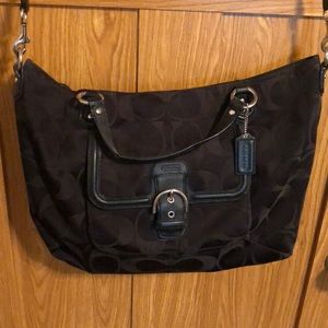 Oversized cross body purse by Coach